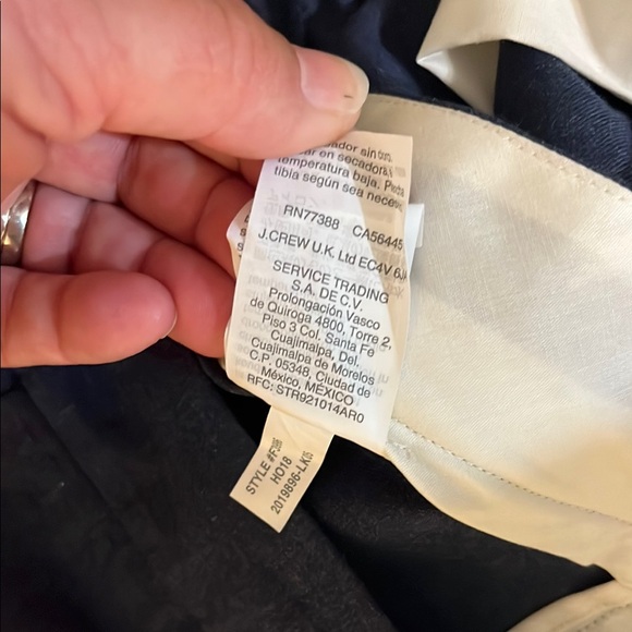 NWT J. Crew Bedford Men’s Blue Dress Pants Classic Straight-Leg 34/30 - Picture 6 of 9